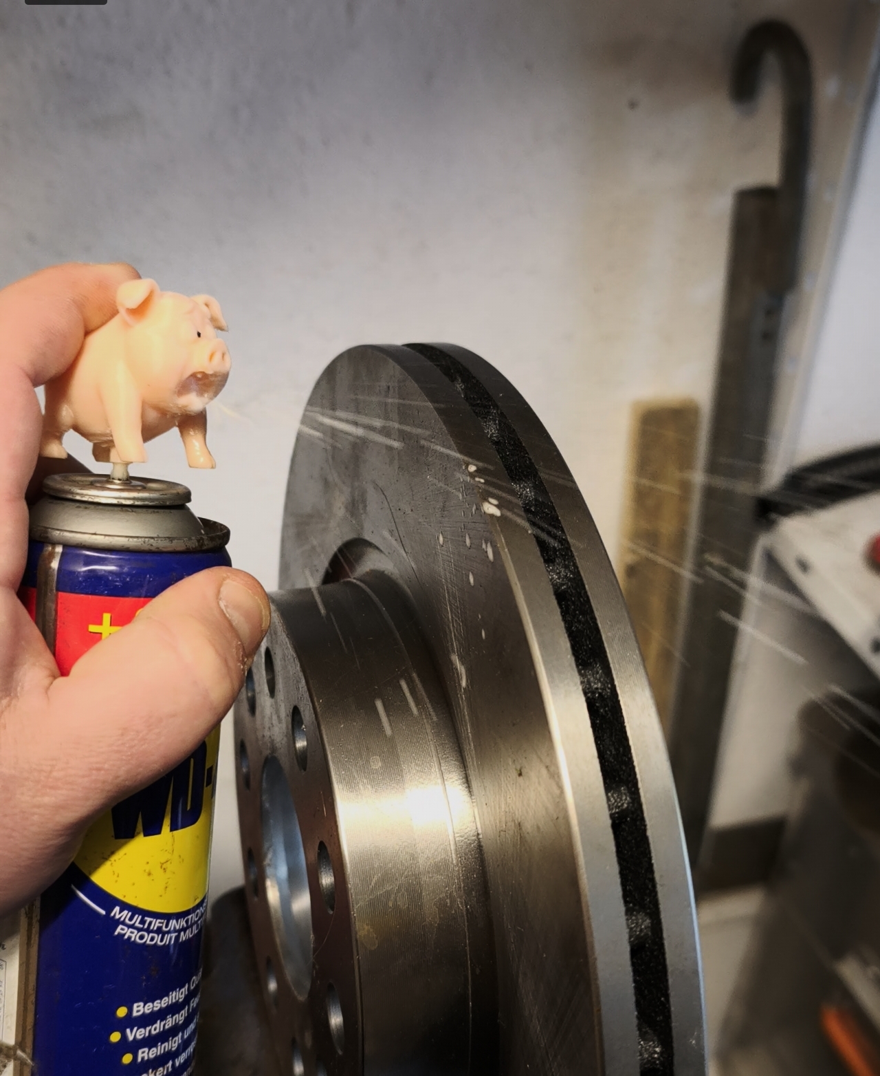 WD-40 disznó